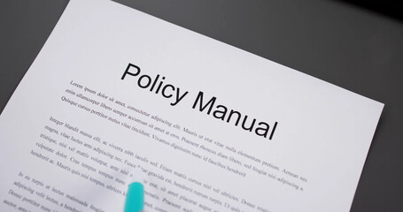 Employee Policy Handbook or Manual
