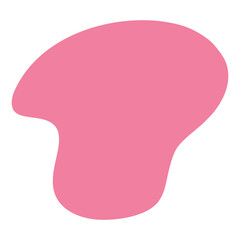 Abstract blotch shape. Liquid shape elements