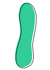 Abstract blotch shape. Liquid shape elements