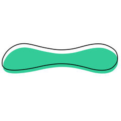 Abstract blotch shape. Liquid shape elements