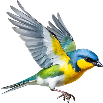 Close-up image of a Tropical parula bird. 
