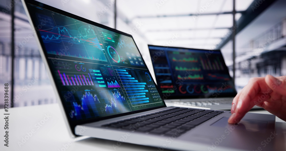 Poster kpi business data dashboard analytics