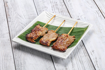 Thai cuisine - grilled pork skewer