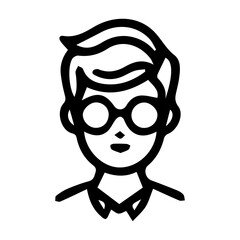 people icon. avatar line icon