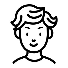 people icon. avatar line icon