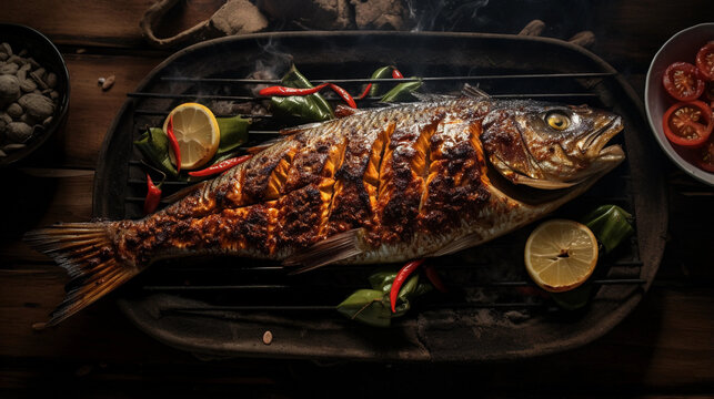 Ikan Bakar, Indonesian food
