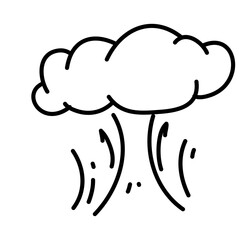 comic explosions hand-drawn doodle outline white elements