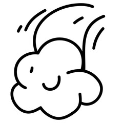 comic explosions hand-drawn doodle outline white elements