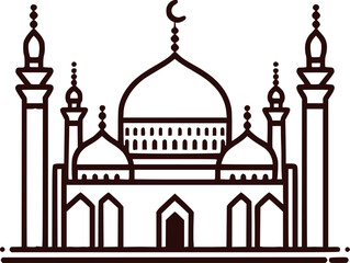 MOSQUE vector illustration