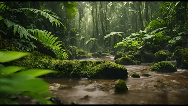 waterfall in the forest
