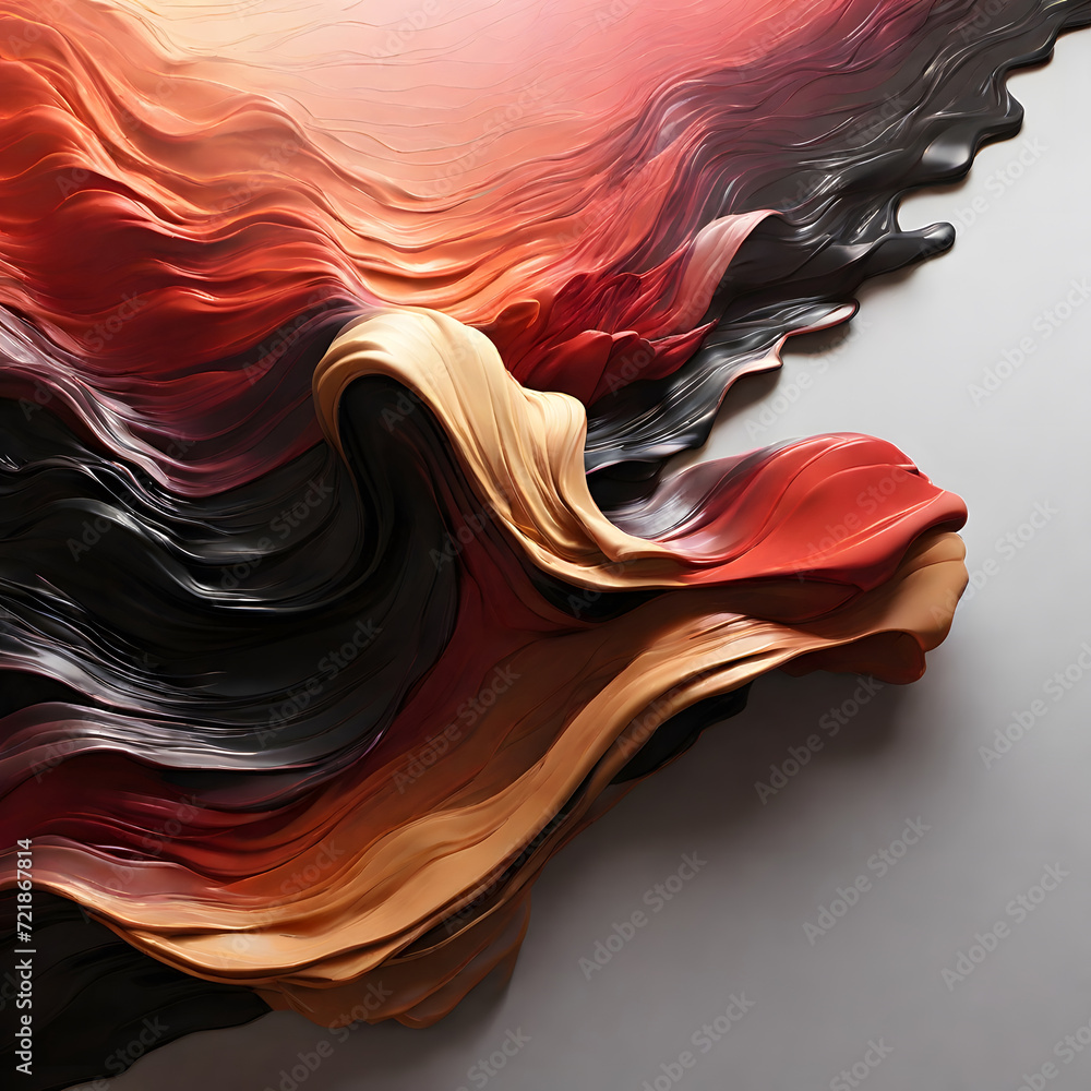 Poster subtle texture or gradient to the background to introduce depth and dimension. ai generated