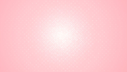 Halftone dots on pink background