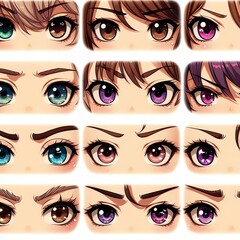 Anime Eyes Expression Collection