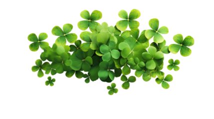 St. Patrick’s Day isolated on transparent background, Generative ai.