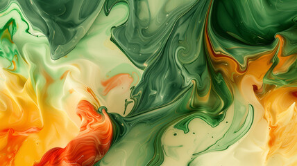 Spectrum of Elegance: Multi-Colored Marble Texture with Fluid Lines - Created using Generative AI