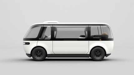 Mini bus, design, future, hard lines, automotive design, minimalism  