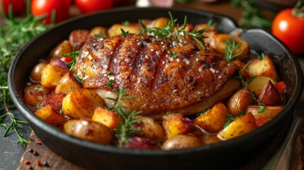 Duck Confit Ad - Food Promotion Generative AI