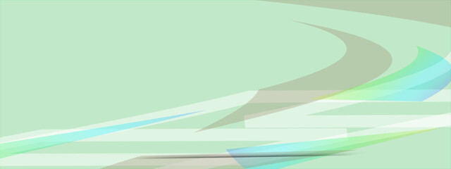 Abstract and modern light green background with lines and triangles. Vector graphic illustration.