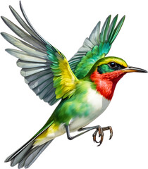 Fototapeta premium Close-up image of a Cuban Tody bird. 