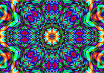 psychedelic background. bright colorful patterns. Abstract kaleidoscope  pattern. pattern for design.