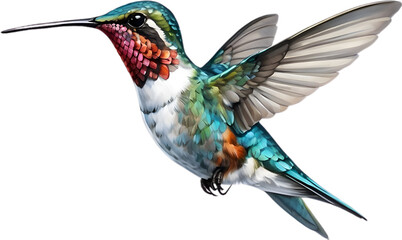 Close-up image of a Bee hummingbird bird.  - obrazy, fototapety, plakaty