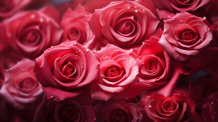 Red Rose. Red rose background.