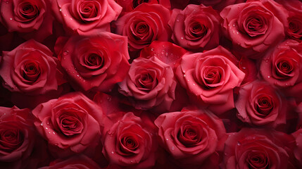 Red Rose. Red rose background.