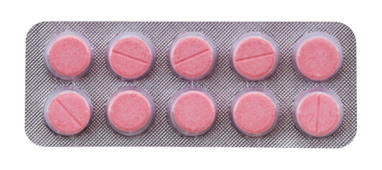 Packaging with pills on a white background. Health. Medicine