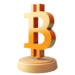 Png of Bitcoin against transparent Background