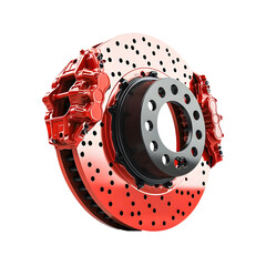 Png of Disc brake of the vehicle against transparent Background
