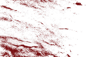 Abstract wall texture falu red color texture on white color background.