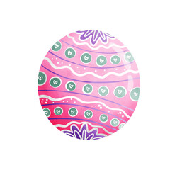 Easter egg clipart, various colorful Easter eggs, Easter holiday illustrations.
