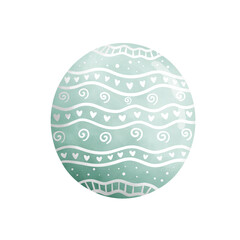 Easter egg clipart, various colorful Easter eggs, Easter holiday illustrations.