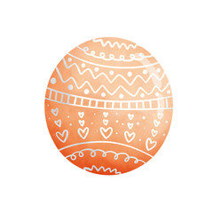Easter egg clipart, various colorful Easter eggs, Easter holiday illustrations.