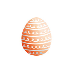Easter egg clipart, various colorful Easter eggs, Easter holiday illustrations.