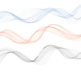 Abstract vector wave background.