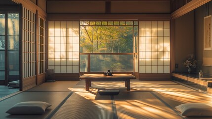Japanese Interior Tea Ceremony Retreat Step into a haven of mindfulness