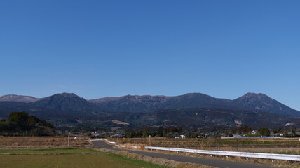 宮崎県高原町から見た霧島山
