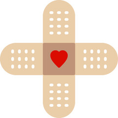 Heart bandage Icon