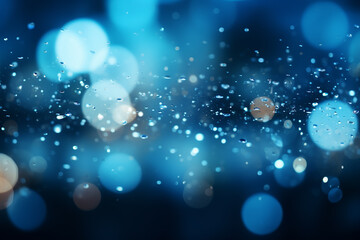 blurred blue lights, abstract neutral background