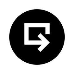 Redo Arrow Circular Black Icon