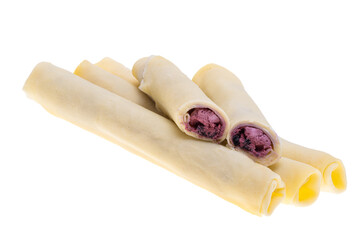 blueberry pancakes isolated