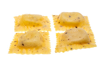Italian ravioli isolated