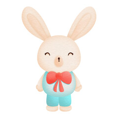 easter bunny with egg