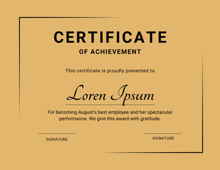 Appreciation Certificate Template: Recognize Achievements with Style, Modern Editable SVG