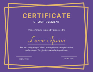 Appreciation Certificate Template: Recognize Achievements with Style, Modern Editable SVG