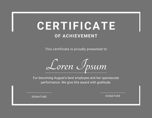 Appreciation Certificate Template: Recognize Achievements with Style, Modern Editable SVG