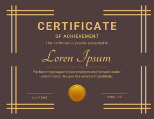 Appreciation Certificate Template: Recognize Achievements with Style, Modern Editable SVG