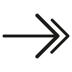 Element arrow abstract black