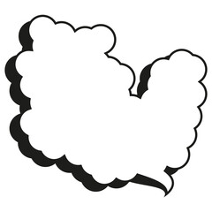 bubble speech for comic and chat